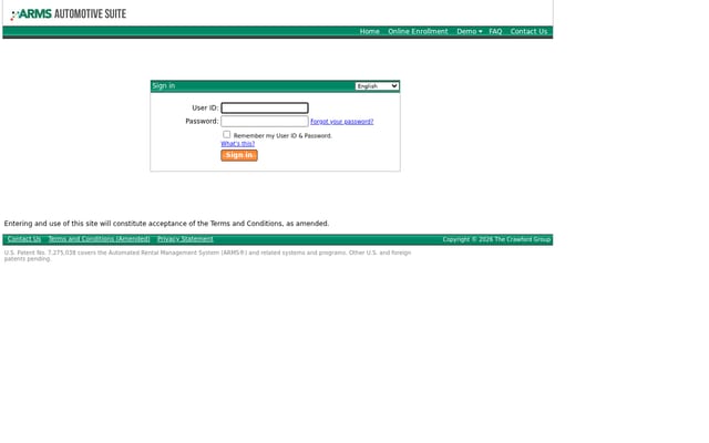 Screenshot of armsauto.com