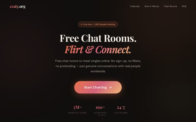 Screenshot of czaty.org