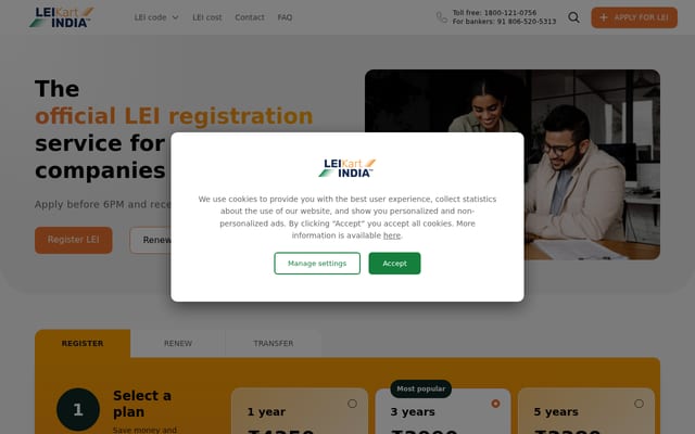 Screenshot of leikart.com