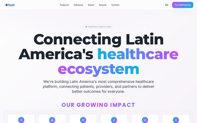 Screenshot of hulilabs.com