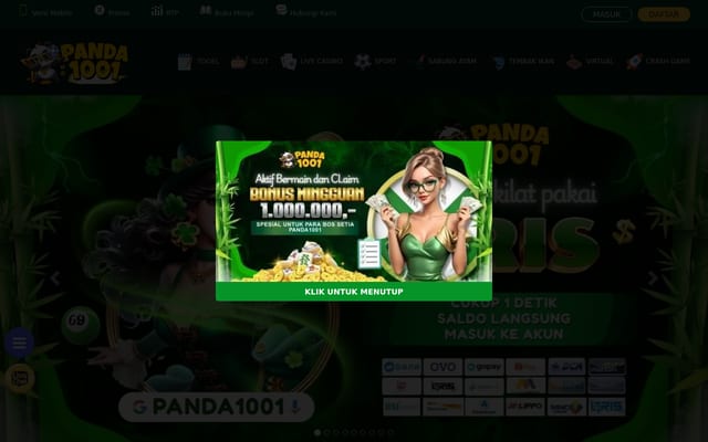 Screenshot of panda1001.com