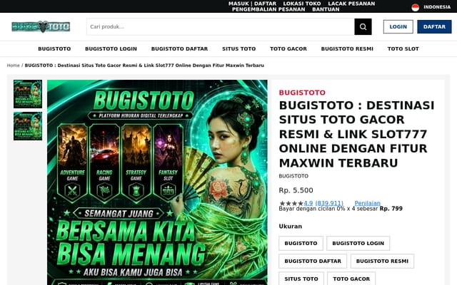 Screenshot of qings.id
