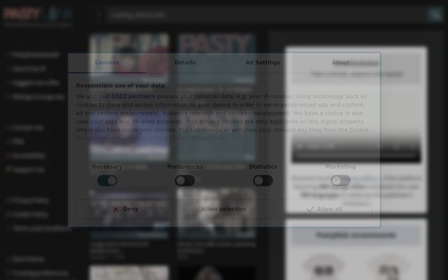 Screenshot of pasty.link