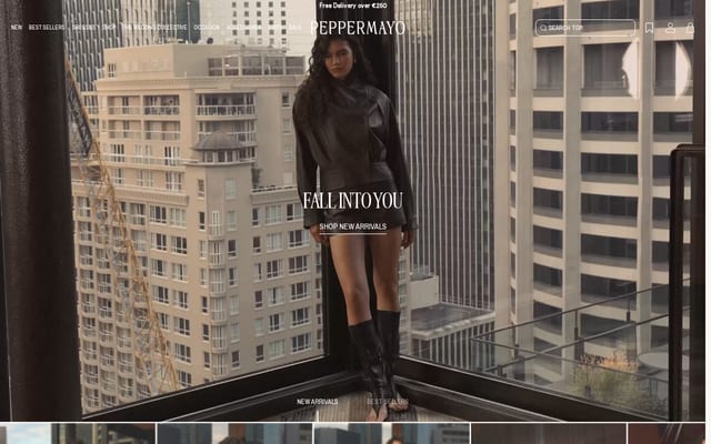 Screenshot of peppermayo.com