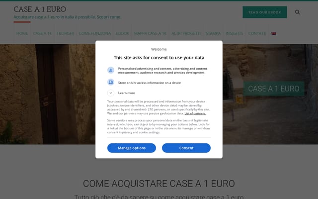 Screenshot of casea1euro.it