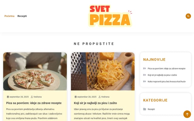 Screenshot of brooklynpizza.rs