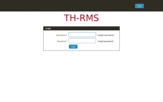 Screenshot of th-rms.co.uk