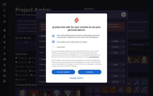 Screenshot of ambr.top