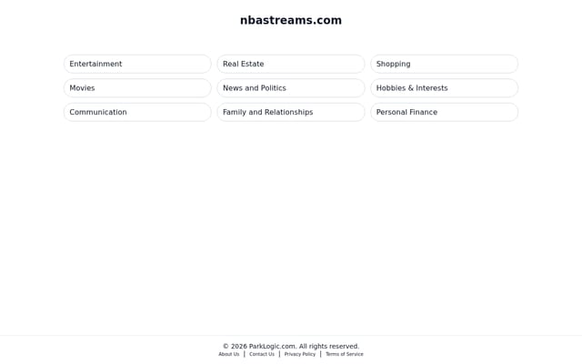 Screenshot of nbastreams.com