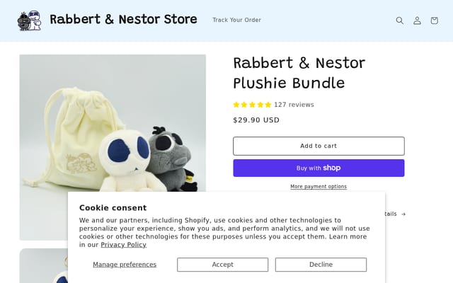 Screenshot of rabbert.com