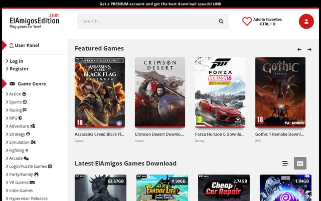 Screenshot of elamigosedition.com