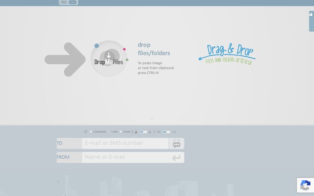 Screenshot of dropmefiles.com