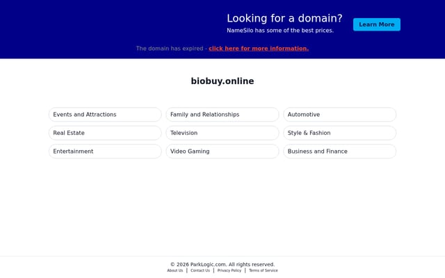 Screenshot of biobuy.online