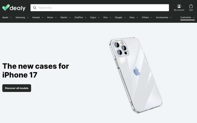 Screenshot of dealy.com