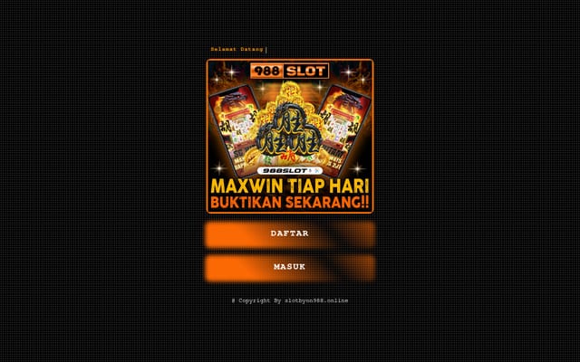 Screenshot of slotbyon988.online