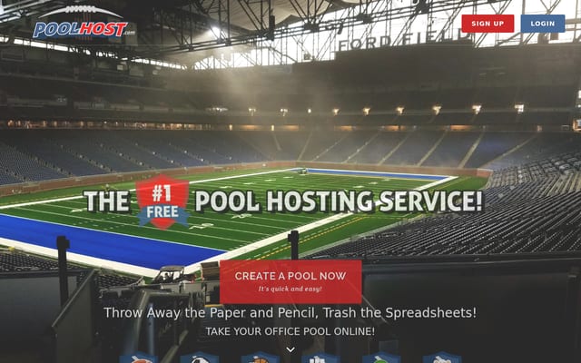 Screenshot of poolhost.com