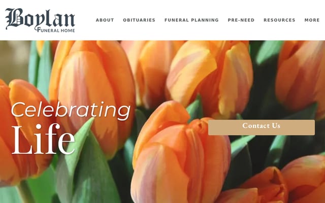 Screenshot of boylanfh.com
