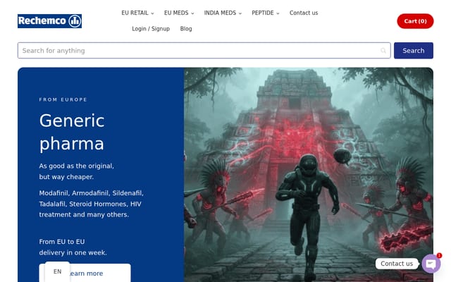 Screenshot of rechemco.to