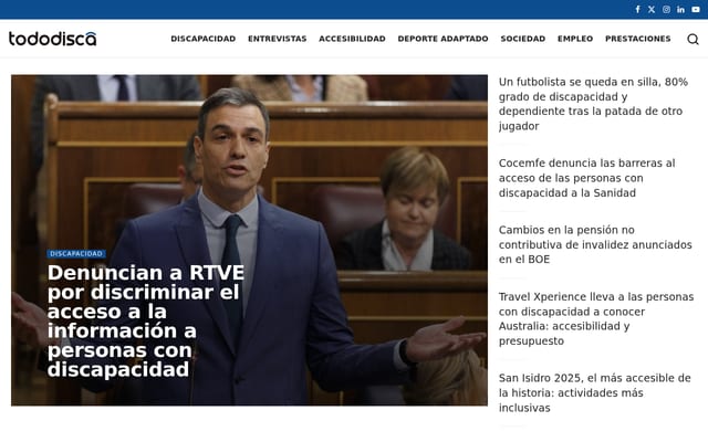 Screenshot of tododisca.com