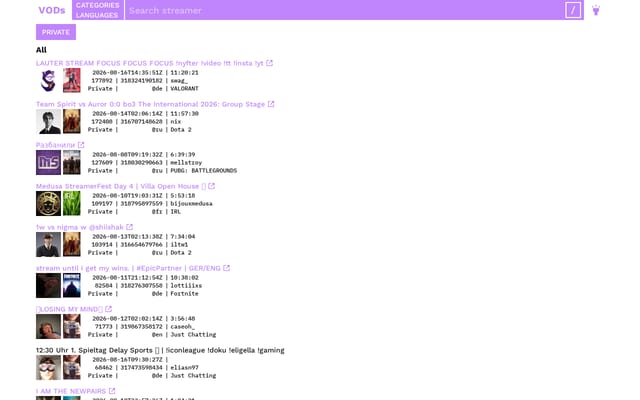 Screenshot of vodvod.top
