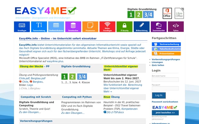 Screenshot of easy4me.info