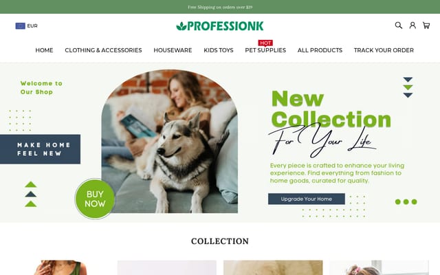 Screenshot of professionk.com