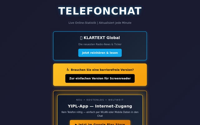 Screenshot of 030chat.de