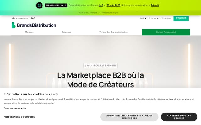 Screenshot of brandsdistribution.com