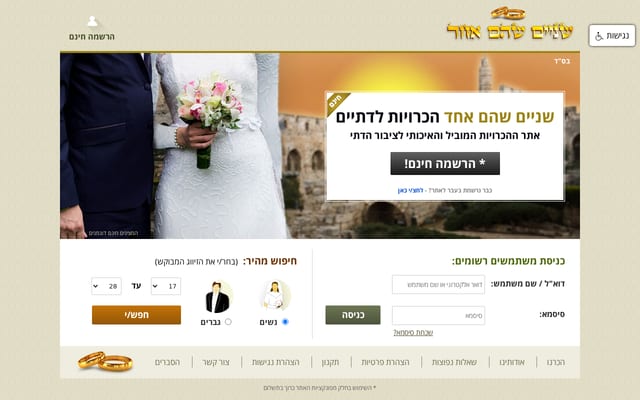 Screenshot of 2become1.co.il