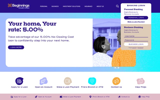 Screenshot of mycfcu.com