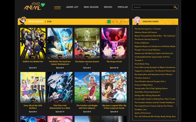 Screenshot of gogoanime.onl