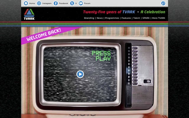 Screenshot of tvark.org