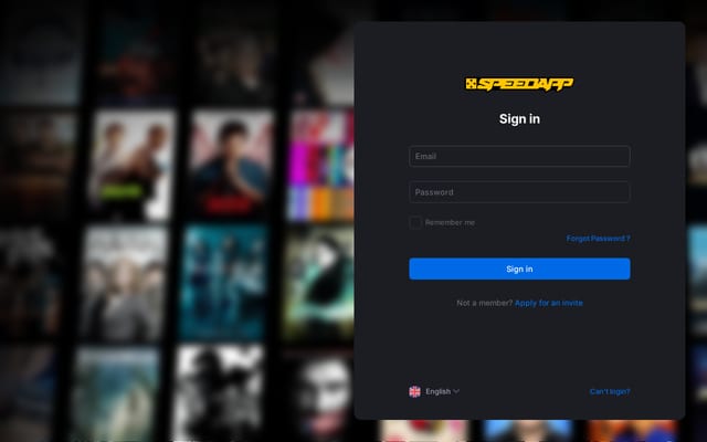 Screenshot of speedapp.io