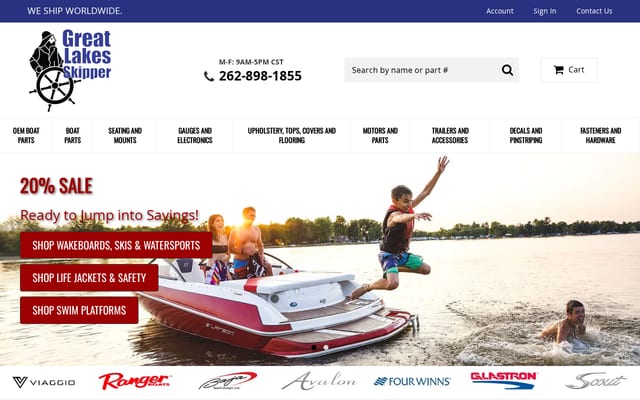 Screenshot of greatlakesskipper.com