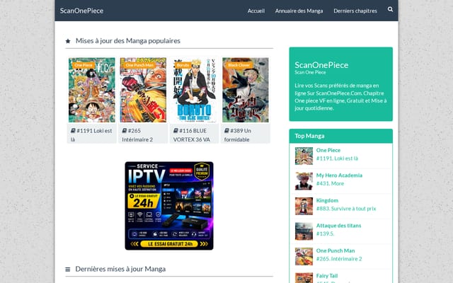 Screenshot of scan-vf.net