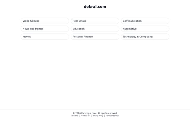 Screenshot of dokral.com
