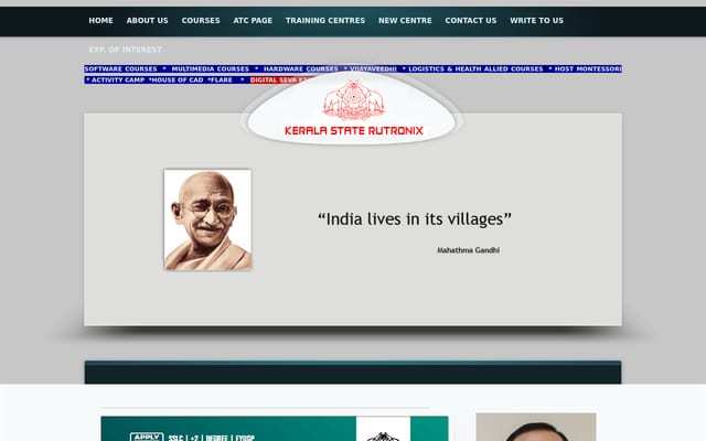 Screenshot of keralastaterutronix.com