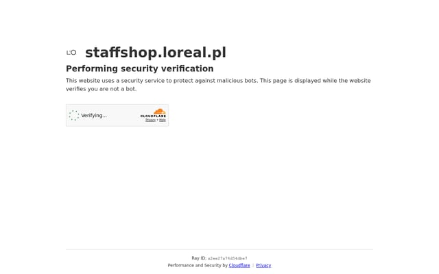 Screenshot of mylorealboutique.pl