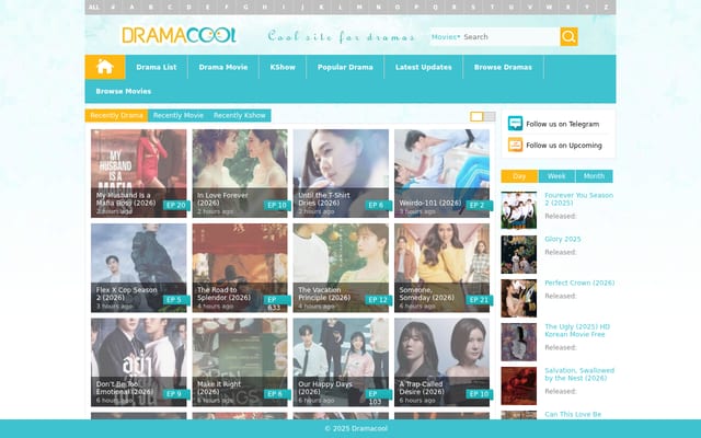Screenshot of dramacool.com.my