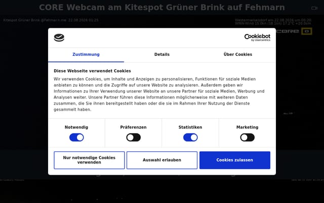 Screenshot of fehmarn.me