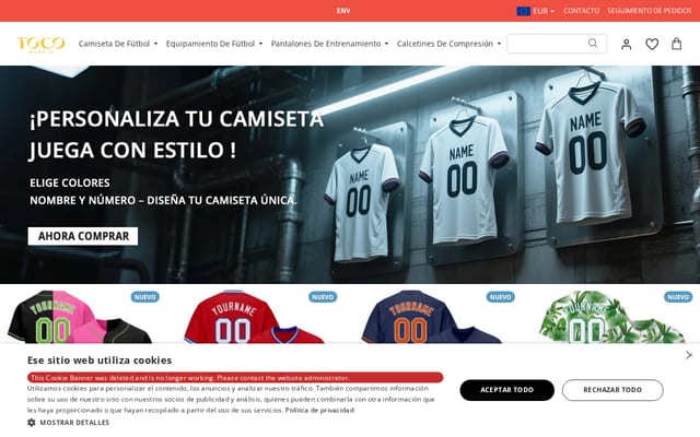 Screenshot of toco.es