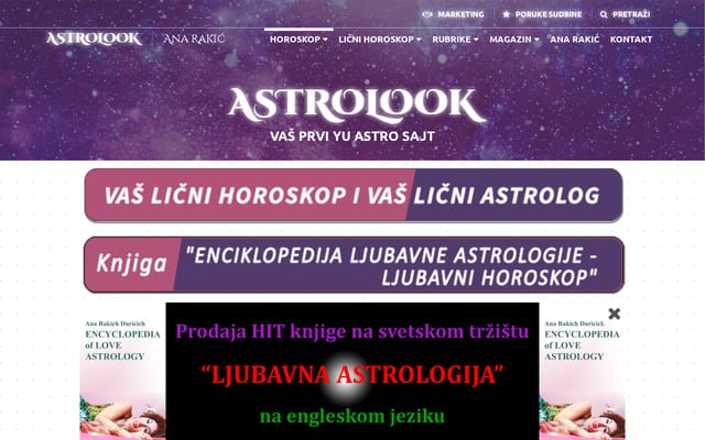 Screenshot of astrolook.com