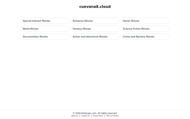 Screenshot of cuevana8.cloud