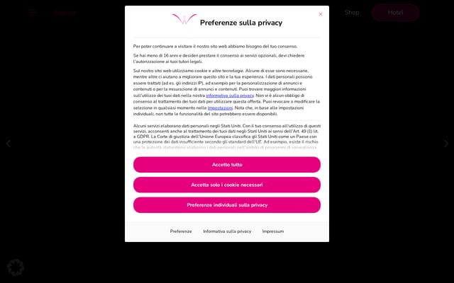 Screenshot of wellcum.at