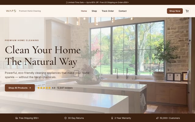 Screenshot of uswafo.com
