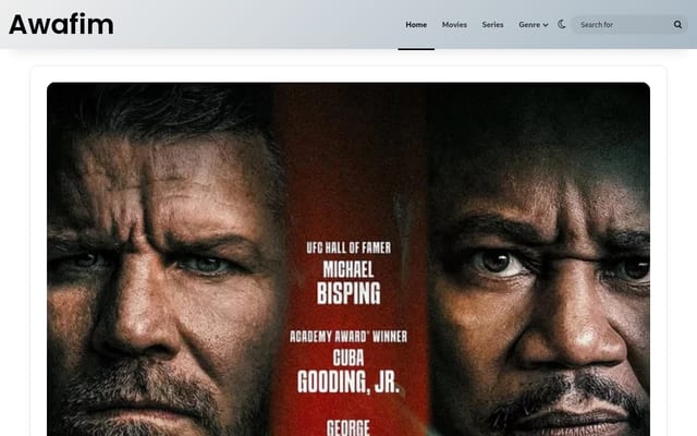 Screenshot of awafim.net