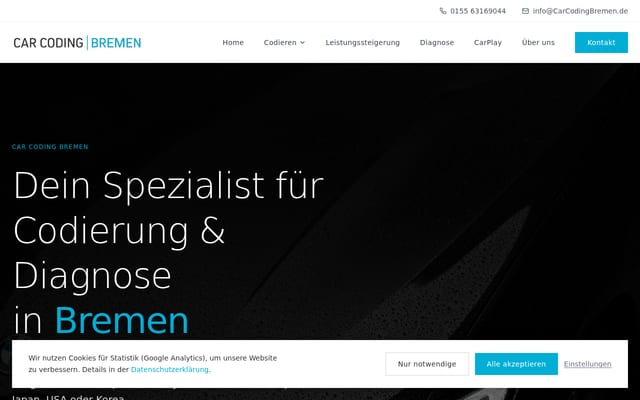 Screenshot of carcodingbremen.de