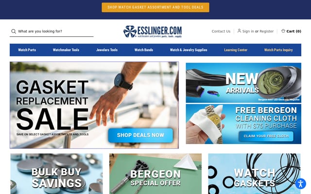 Screenshot of esslinger.com