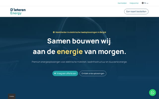 Screenshot of edi.be