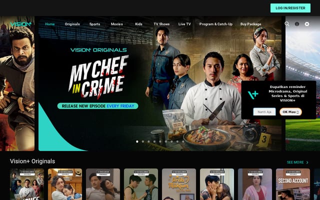 Screenshot of visionplus.id